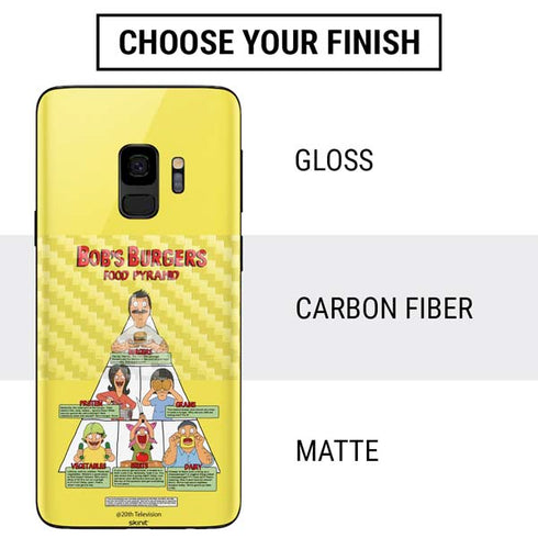 Bobs Burgers Food Pyramid Galaxy S9 Skin